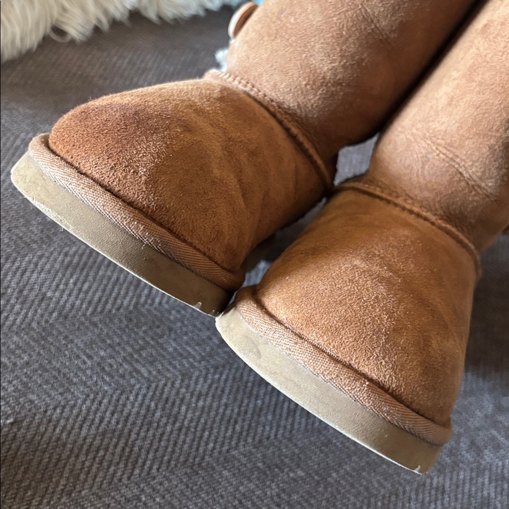 Ugg Chestnut Shearling Button Boots - image 4